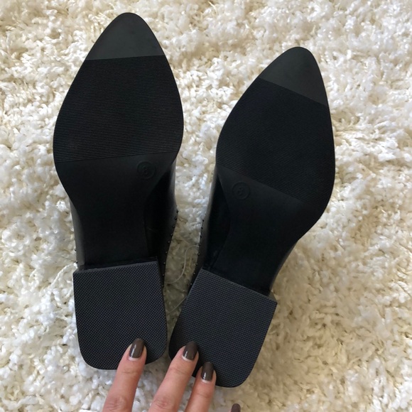 💓SOLD Crista Black Studded Pointed Toe Heeled - Picture 8 of 8